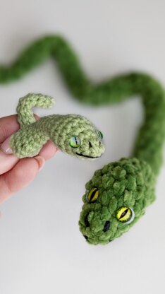 Crochet snake pattern, easy crochet amigurumi snake pattern