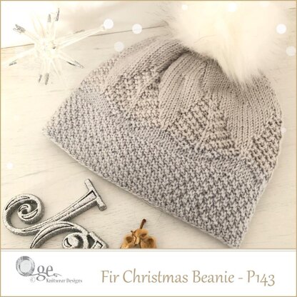 Fir Christmas Beanie - P143