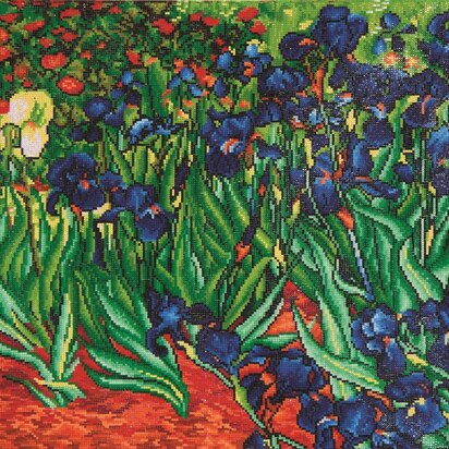Diamond Dotz Irises (Van Gogh) Diamond Painting Kit