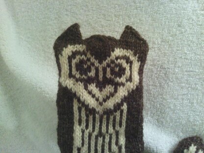 Screech Owl Mittens