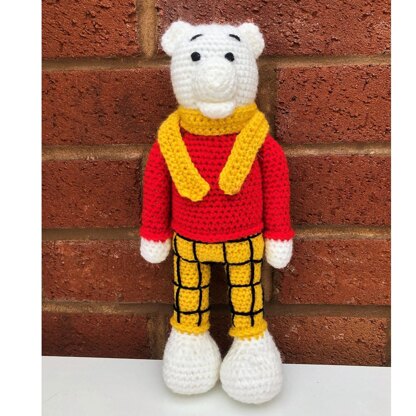 Rupert The Bear Crochet Pattern