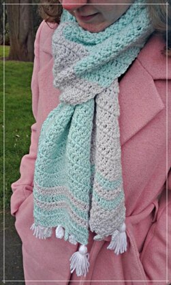 Ripples & Raindrops Scarf