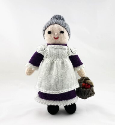 Betty knitted doll pattern 19069