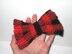 Plaid bow tie