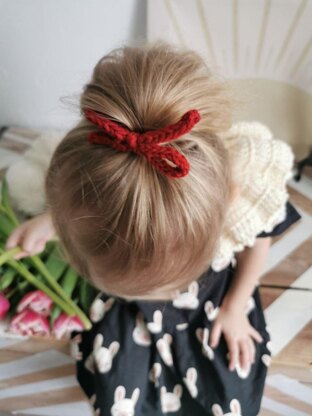 "Confetti" Bow Hair Tie