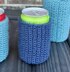 Flat Bottom Koozies -- a loom knit pattern