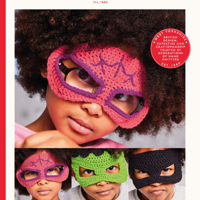 Alter Ego Masks in Sirdar Snuggly Replay DK - 2620 - Downloadable PDF