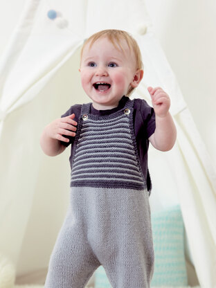 Bo Peep Giggles Dungarees and Dress in West Yorkshire Spinners - DBP0123 - Downloadable PDF