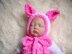 Piglet Baby Bonnet and Romper Set