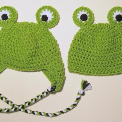 Frog Hat Newborn to Adult