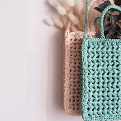 Mini crochet purse bag Bloom