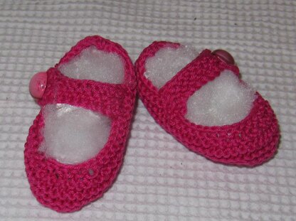 Baby Low Back Garter Stitch Shoes