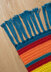 Striped Throw with Fringing in DMC Natura XL - 15407L/2 - Leaflet