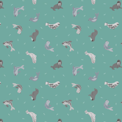 Lewis & Irene Small Things... Polar Animals - Seals on Marine with Pearl