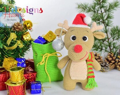 Crochet Pattern - Santa Claus and Reindeer