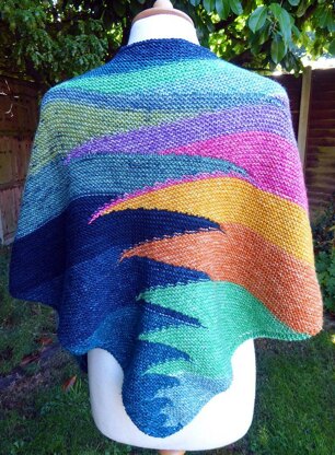 Extended Waves Shawl