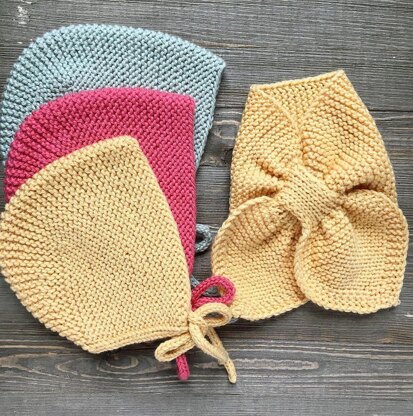 Baby Bonnet and Neck Scarf