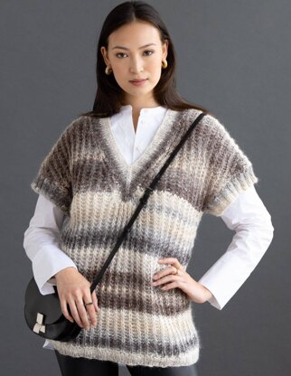 Clove Vest in Noro Okunoshima - 03 - Downloadable PDF