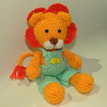 Pico the lion - knitting pattern
