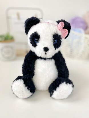 Cute teddy panda bear