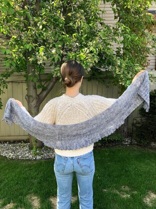 Elegant Lace Shawl Scarf