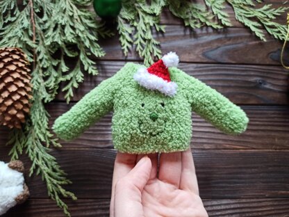 Grinch hot sale knitted sweater