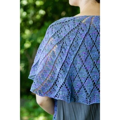 617 Russian Sage Shawl - Knitting Pattern for Women in Valley Yarns Leyden