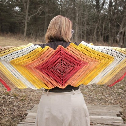 Wrap Me in Sunshine Shawl