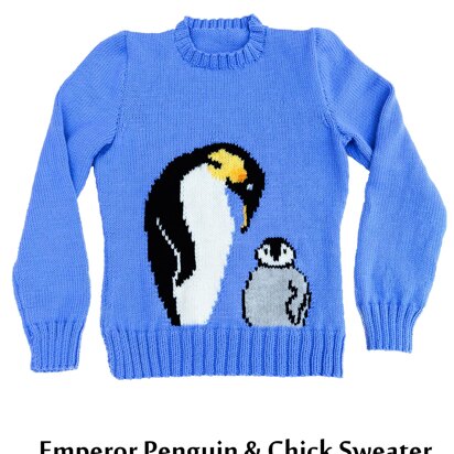 Emperor Penguin & chick sweater