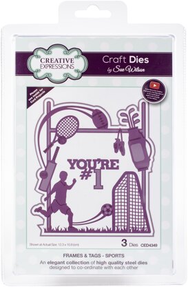 Creative Expressions Craft Dies By Sue Wilson - Sports