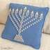 Menorah Bobble Stitch Pillow