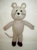 Knitting Pattern – Mouse Chef Toy  Soft Toy with Clothes and Cheese – Intermediate Level DIY Tutorial