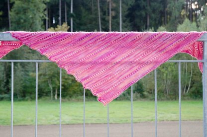 Candied Apples Shawl