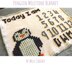 Penguin Milestone Bobble Stitch Blanket US Pattern by Melu Crochet