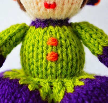 Crocus Flower Doll