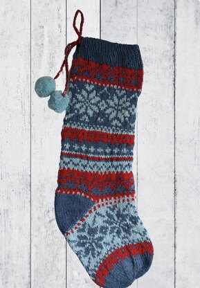 Snowflake Christmas Stocking