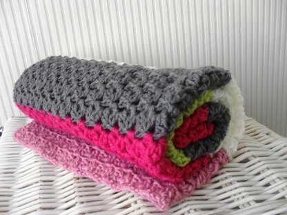 Pink & Purple Baby Blankets Bundle