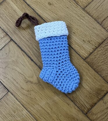 Christmas Stocking Decoration Crochet Pattern