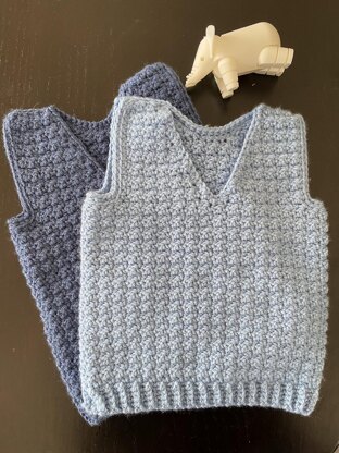 My first v neck vest