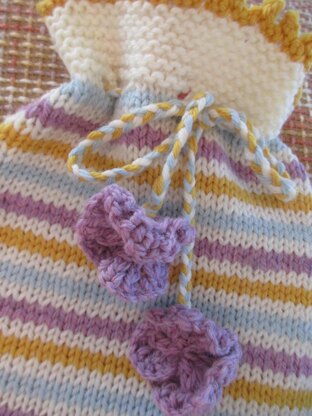 Simple Stripes Hot Water Bottle Cover