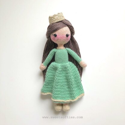 Emerie the Emerald Princess 12" Amigurumi Doll