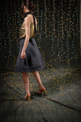 Neoma Skirt in Berroco Aerial & Lanas Light - Downloadable PDF