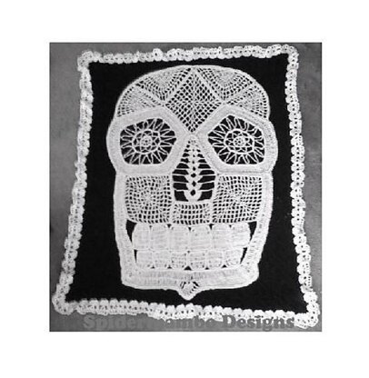 Skull Applique Afghan