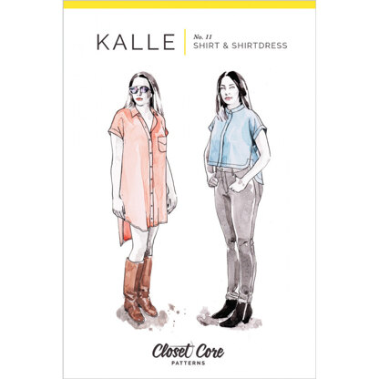 Closet Core Patterns Kalle Shirt & Shirtdress CCP11 - Sewing Pattern