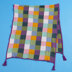 Paintbox Yarns Check Me Out Bed Throw (Free).