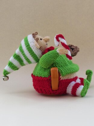 Stuffed Christmas Elf Tea Cosy