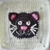 Black Cat Granny Square