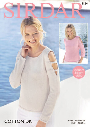Sweaters in Sirdar Cotton DK - 8124 - Downloadable PDF