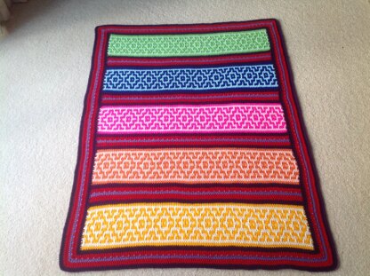 Rainbow baby blanket