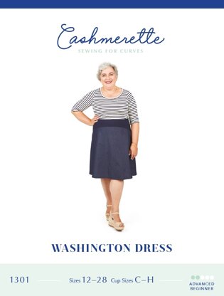 Cashmerette Washington Dress 1301 - Paper Pattern, Size 12 - 28